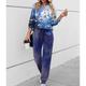 Women's Sweatshirt Tracksuit Pants Sets Floral Outdoor Casual Yellow Pink Blue Print Drawstring Long Sleeve Sports Daily Round Neck Regular Fit Spring Fall