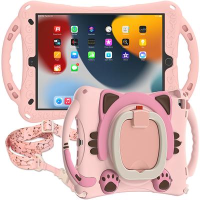 Tablet Case Cover For Apple ipad Air mini Pro 10th 9th 8th 7th 6th 5th 4th Air 3rd 2nd Generation 10.9 10.5 10.2 9.7'' 8.3 7.9 2022 2021 2020 2019 Portable Handle with Stand Animal Silica Gel PC