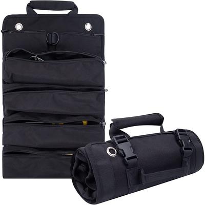 Tool Bag Tool Roll Organizer Roll Up Tool Bag With Detachable Pouches, Heavy Duty Tool Organizers With 6 Tool Pouches - Tool Roll Pouch For Mechanic, Electrician Hobbyist