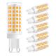 G9 LED Bulb 60W Halogen Equivalent 88LEDs Non-Dimmable Light Bulbs Naturally White Warm White No-Flicker for Home Lighting Cabinet Bathroom Kitchen AC110V AC220V