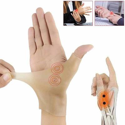 Magnetic Therapy Gloves Wrist Sleeve Wrist Sprain Fixed Wrist Sleeve Silicone Thumb Sleeve Mouse Hand Protection