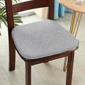 Chair Cushion Dining Chair Seat Pad Non Slip Memory Foam Chair Pad with Ties Non Skid Rubber Back U-Shaped Seat Cover