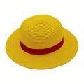 Hat / Cap Inspired by One Piece Monkey D. Luffy Anime Cosplay Accessories Hat Men's Women's Cosplay Halloween Costumes