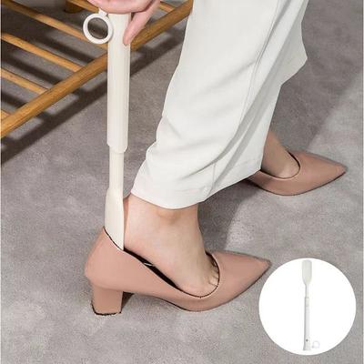 Telescopic Adjustable Length Shoe Horn, Retractable Shoe Pullout Shoe Horn, Portable Dressing Aid Stick Long Handle Shoe Horn For Seniors Men Women Kids