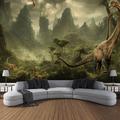 Dinosaur Ancient Forest Wall Tapestry Animal Art Decor Photograph Backdrop Blanket Curtain Hanging Home Bedroom Living Room Decoration