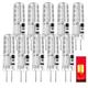 10PCS G4 LED Bulb 2W 20W Halogen Bulb Replacement G4 Double Pin Base Bulb Non-Dimmable RGB Warm Light Neutral light White light for Landscape Under Cabinet/counter RV LightingAC220V AC110V