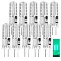 10PCS G4 LED Bulb 2W 20W Halogen Bulb Replacement G4 Double Pin Base Bulb Non-Dimmable RGB Warm Light Neutral light White light for Landscape Under Cabinet/counter RV LightingAC220V AC110V