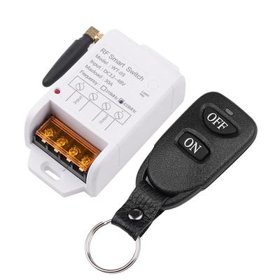 DC 12V 24V 48V 433Mhz Wireless Remote Control Switch 30A High Current Relay Receiver for Pumps Lights Lamps