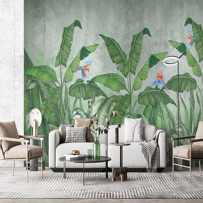 Cool Wallpapers Forest Beautiful Wallpaper Wall Mural Wall Sticker Covering Print Peel and Stick Removable Self Adhesive Scenic Tropical Rainforest Plantain PVC / Vinyl Home Decor