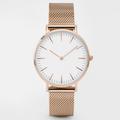 Quartz Analog Quartz Minimalist Casual Classic Stainless Luxury Rose Gold Watch Bracelet Watches Top Brand Ladies Casual Quartz Watch Steel Women's Wristwatch