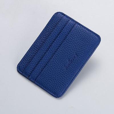 Fashion Ultra Slim Front Pocket Wallet Mens Wallet with 5 Card Slots Minimalist Travel Wallet Flip ID Window Slots for Driver License ID Cards Business Wallet slim Father's Day Gifts