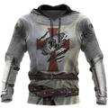 Men's Hoodie Pullover Hoodie Sweatshirt 1 2 3 4 5 Hooded Graphic Armor Viking Lace up Casual Daily Holiday 3D Print Sportswear Casual Big and Tall Spring Fall Clothing Apparel Hoodies Sweatshirts