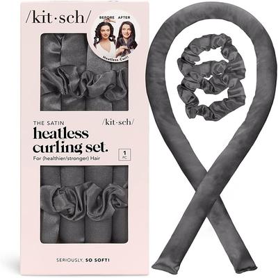Satin Heatless Curling Stick Set for Sleep Beauty, Lazy Hair Tie, Dyeing, Curling, and Circling Hair