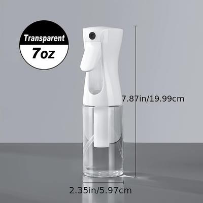 1pc Hair Spray Bottle High Pressure Continuous Spray Bottle Multipurpose Plastic Spray Bottle Kitchen Oil Sprayer Ultra Fine Continuous Water Mister For Hairstyling Cleaning Plants Facial