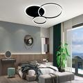 3-Light 50 cm Ceiling Lights LED Cluster Design Circle Design Flush Mount Lights Metal Painted Finishes Modern Nordic Style Office Dining Room Lights 110-240V ONLY DIMMABLE WITH REMOTE CONTROL