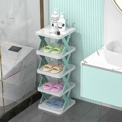 Multi-Layer Shoe Rack Storage Organizer,Simple DIY Combination Shoe Shelf Doorway Household Storage Rack Shoe Cabinet