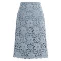 Women's Skirt Bodycon Knee-length High Waist Skirts Lace Solid Colored Street Daily Fall Winter Polyester Elegant Fashion Apricot Black Blue Purple