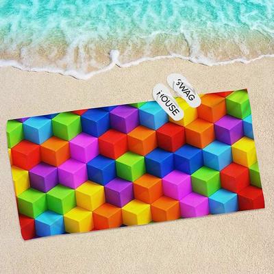 Microfiber Sand Free Beach Towel Quick Dry Super Absorbent Large Towels Blanket for Travel Pool Swimming Bath Camping Yoga Girls Women Men Adults