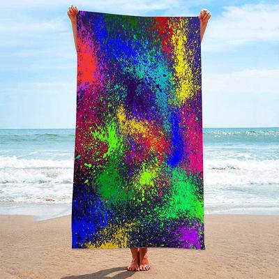 Microfiber Sand Free Beach Towel Quick Dry Super Absorbent Large Towels Blanket for Travel Pool Swimming Bath Camping Yoga Girls Women Men Adults