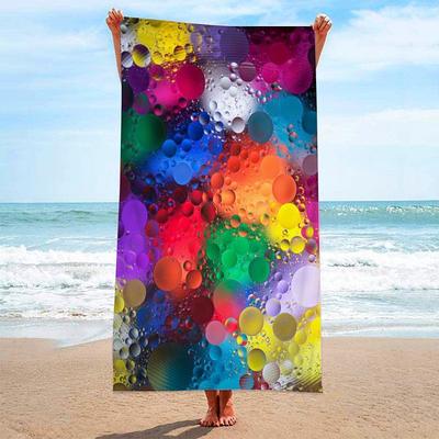 Microfiber Sand Free Beach Towel Quick Dry Super Absorbent Large Towels Blanket for Travel Pool Swimming Bath Camping Yoga Girls Women Men Adults