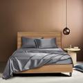 4 Pieces Satin Sheet Sets Hotel Luxury Silky Bed Sheets Soft Premium Satin Sheets Wrinkle Fade Resistant Bedding Set Sheet Set, Include 1 Deep Pocket Fitted Sheet(12inch),1 Flat Sheet, 2 Pillowcases