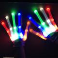 2 pcs LED Gloves LED Gloves for Kids Teen and Adults Gifts LED Finger Gloves Finger Light Gloves The Toys for 9-12 Year Old Boys Girls Light Up Gloves Have 5Color/6Modein Festival Chrismas Party