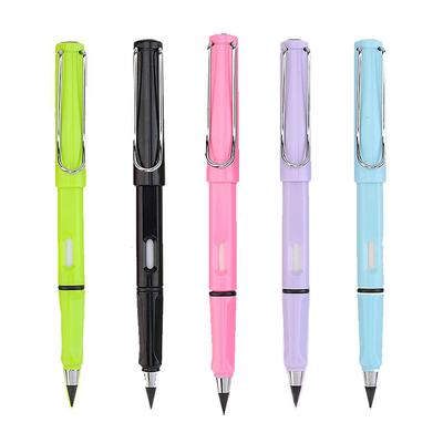 5pcs New Technology Unlimited Writing Pencil No Ink Novelty Pen Art Sketch Painting Tools Kid Gift School Supplies Stationery, Back to School Gift