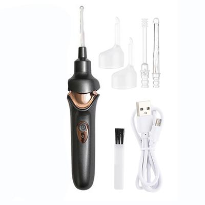 Electric Ear Cordless Safe Vibration Painless Vacuum Ear Wax Pick Cleaner Remover Spiral Ear Cleaning Device Dig Wax Earpick