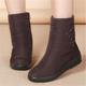 Women's Boots Snow Boots Waterproof Boots Plus Size Daily Solid Color Fleece Lined Mid Calf Boots Booties Ankle Boots Winter Rhinestone Flat Heel Round Toe Plush Comfort Minimalism Polyester Loafer