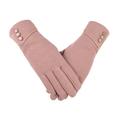 Winter Women Thermal Touch Screen Gloves Windproof Warm Velvet Glove Cycling Driving Gloves