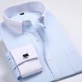 Men's Dress Shirt Button Down Shirt Collared Shirt French Cuff Shirts Pink Blue Purple Long Sleeve Graphic Prints Turndown Spring Summer Wedding Street Clothing Apparel Button-Down