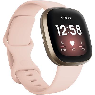 1 pcs Smart Watch Band for Fitbit Versa 3 / Fitbit Sense Silicone Smartwatch Strap Soft Breathable Sport Band Fitness Replacement Wristband