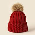 Women's Hat Beanie / Slouchy Portable Windproof Comfort Outdoor Home Daily Knit Pure Color