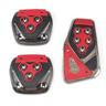 3Pcs Universal Non Slip Pedals Accelerator Brake Clutch Footrests Cover Set for Manual Transmission Car