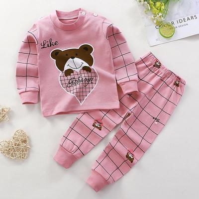 Kids Boys 2 Pieces T-shirt Pants Long Sleeve Owl A01 A02 Animal Cartoon Crewneck Summer Spring Basic Home 3-7 Years