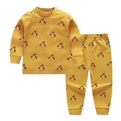 Kids Boys 2 Pieces T-shirt Pants Long Sleeve Owl A01 A02 Animal Cartoon Crewneck Summer Spring Basic Home 3-7 Years