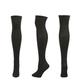 Women's Knee High Socks Home Daily Solid Color Polyester Spandex Basic Classic Warm 1 Pair