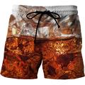 Men's Board Shorts Swim Shorts Swim Trunks Summer Shorts Beach Shorts Pocket Drawstring Elastic Waist Graphic Prints Beer Comfort Quick Dry Outdoor Daily Going out Fashion Streetwear 1 2