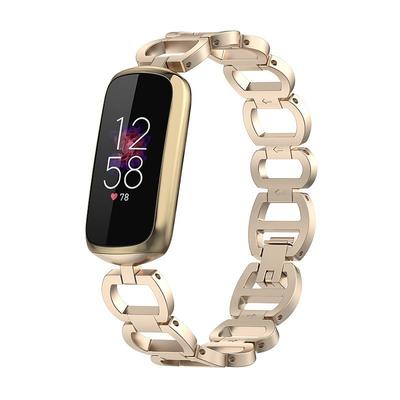 Watch Band for Fitbit Luxe Stainless Steel Replacement Strap Luxury Bracelet Jewelry Bracelet Wristband