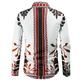 Men's Graphic Shirt Western Shirt Cowboy Shirt Long Sleeve Fashion Designer Classic Daily Holiday Turndown White Red Green BlackWhite