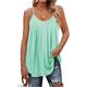 Women's Tank Top Camisole Modal Plain Casual Beach Black Sleeveless Vacation Hawaiian Casual Round Neck Summer Spring