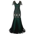 Women's Gold Sequin Dress Prom Dress Party Dress Sparkly Dress Lace Dress Vintage Dress Black Dress Long Dress Maxi Dress Burgundy Dark Green Sleeveless Plain Spring Fall Winter