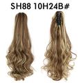 Clip In / On Ponytails Women / Classic / Easy dressing Synthetic Hair Hair Piece Hair Extension Body Wave / Natural Wave 22 inch Party / Party Evening / Party / Evening