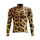 Men's Cycling Jersey Long Sleeve Bike Top with 3 Rear Pockets Mountain Bike MTB Road Bike Cycling Breathable Quick Dry Moisture Wicking Soft White Yellow Black White Leopard Fox Zebra Polyester