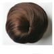 Human Hair Lace Wig Hair Bun Women Easy dressing Lovely Drawstring Synthetic Hair Hair Piece Hair Extension Natural Black #1B Medium Auburn#30 Dark Brown#2