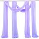 Sage Green Wedding Arch Drapes Chiffon Fabric Drapery Sheer Backdrop Curtains for Party Ceremony Arch Stage Decorations