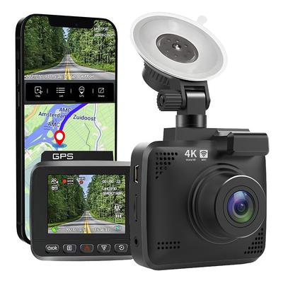 V53-4K Car Dash Cam Built in WiFi GPS Car Dashboard Camera Recorder with UHD 2160P, 2.4 LCD, 170° Wide Angle, WDR, Night Vision