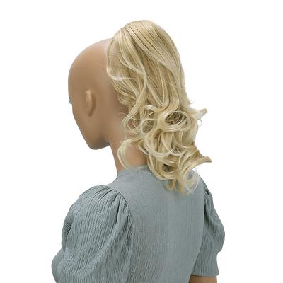 Hairpiece Ponytail Extensions Voluminous Wavy Blond Mix H136
