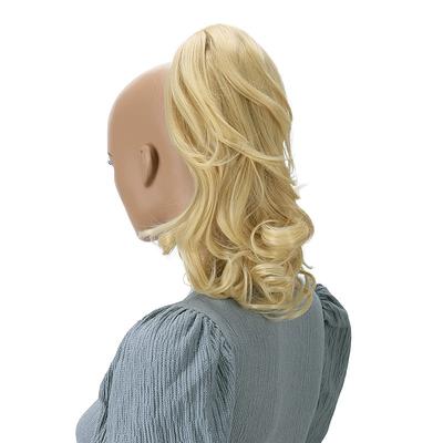 Hairpiece Ponytail Extensions Voluminous Wavy Blond Mix H136