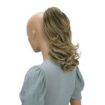 Hairpiece Ponytail Extensions Voluminous Wavy Blond Mix H136